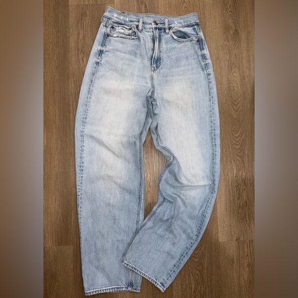 American Eagle Light Blue Denim Wash Women’s Jeans Size 8 - Picture 2 of 13